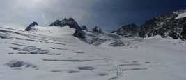 crevasses sur le Glacier de Gbroulaz
