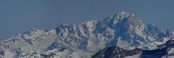 Mont Blanc depuis le Col d'Aussois
