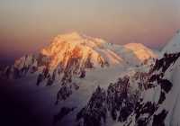 le Mont Blanc au lever du jour