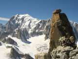le Mont Blanc vu du pied de la Dent