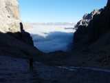 restes de glacier en versant W de la Bocca di Brenta
