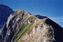 l'arête Rattier vue du Col de l'Aiguille