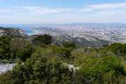 Marseille vu depuis le plâteau de l'Homme Mort