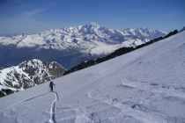 Yann sur fond de Mont Blanc (photo by Nico)