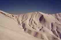 dunes de neige au Col de la Martignare