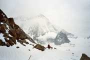 purée de pois sur le Mont Blanc de Cheilon après la petite chute de neige de la nuit