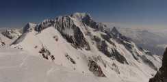 vue sur Tré la Tête et le Mont Blanc