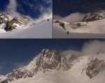 sur le glacier du Petit Mont Blanc