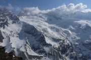le Glacier des Grandes Murailles au pied de la Dent d'Hérens